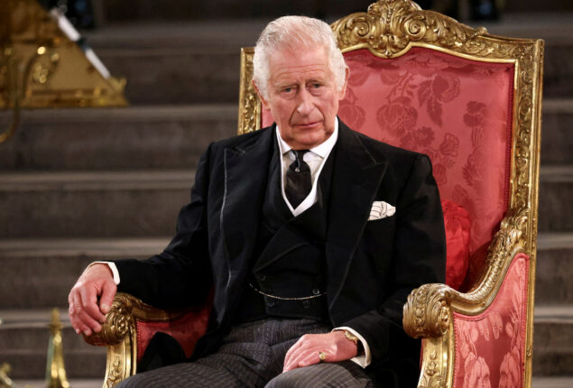 King Charles remains composed after egging disaster