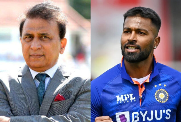 Hardik Pandya will assume leadership of the Indian squad expects Sunil Gavaskar