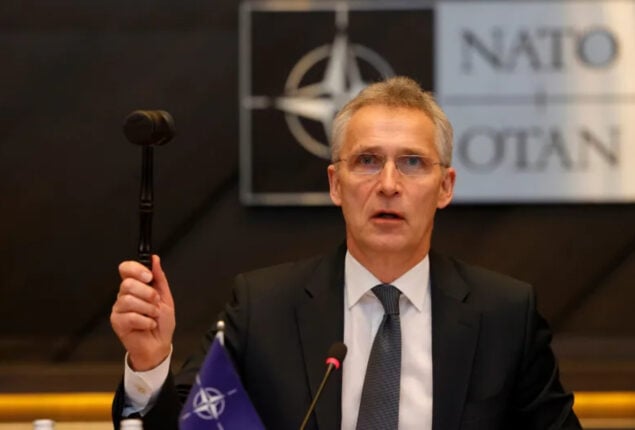 Russian retreat may be the result of intense pressure, says NATO chief