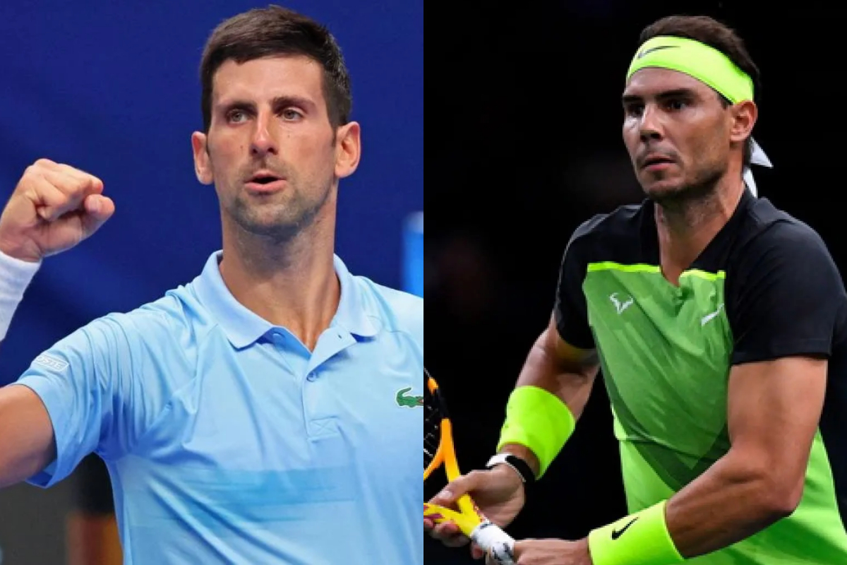 Nadal and Djokovic were placed in separate groups for the ATP Finals