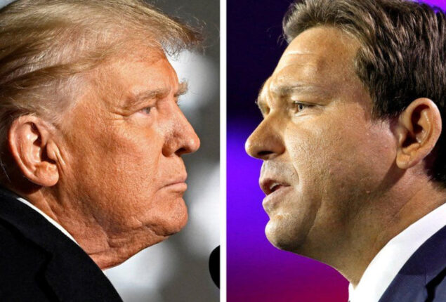 Donald Trump criticizes DeSantis, rising Republican rival