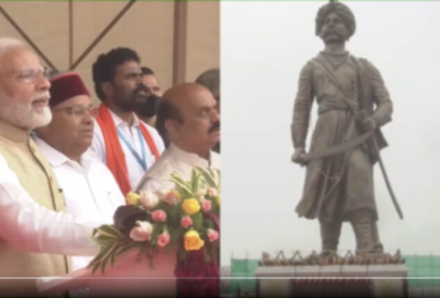India’s PM Modi dedicates a statue of Bengaluru’s founder