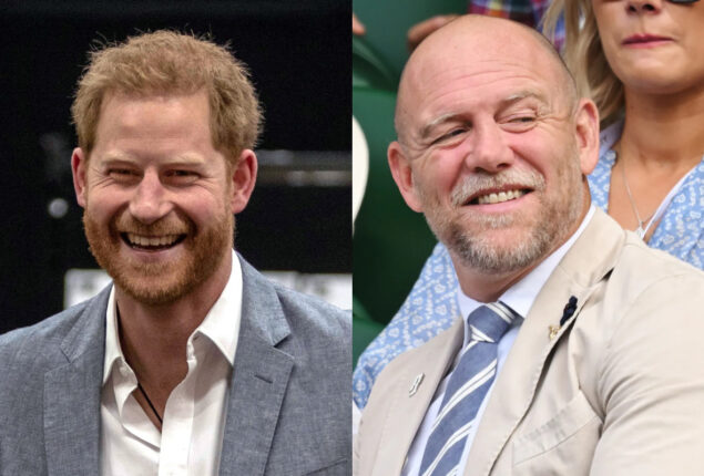 prince harry mike tindall