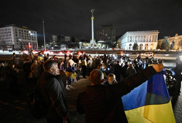 No water, power, no internet, only euphoria in Kherson