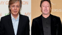 Julian Lennon bumps into uncle Paul McCartney at airport   