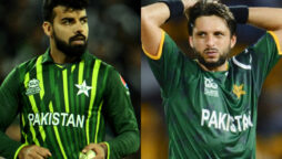 Shahid Afridi's previous mark for Pakistan's most T20 wickets is broken by Shadab Khan