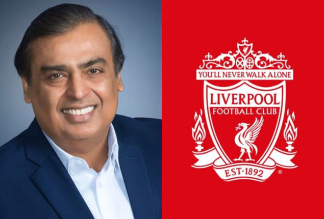 Mukesh Ambani once more expresses interest in purchasing Premier League club Liverpool