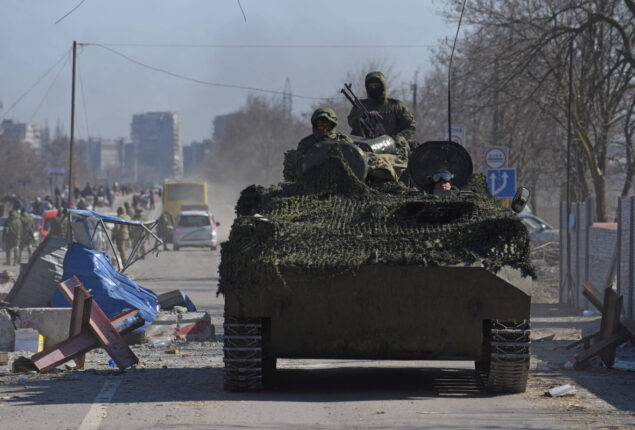 Pro-Russian tank gunner in Mariupol jails in Ukraine