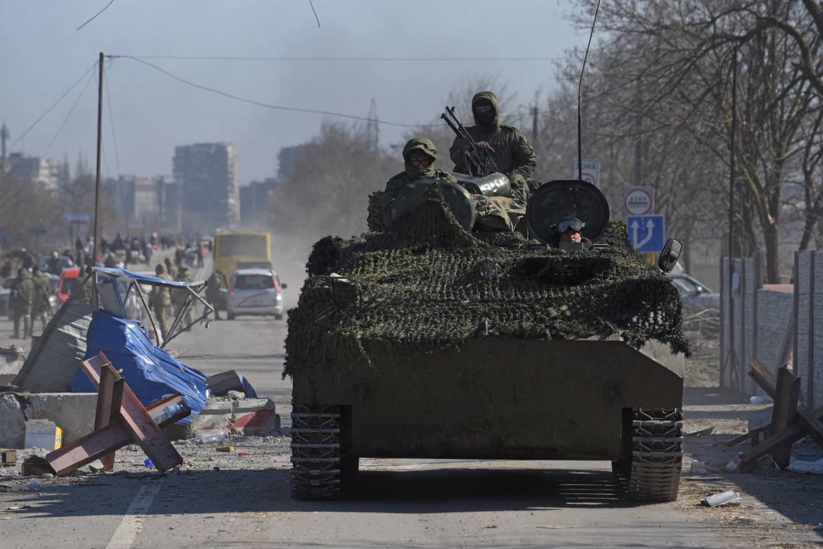 Pro-Russian tank gunner in Mariupol jails in Ukraine