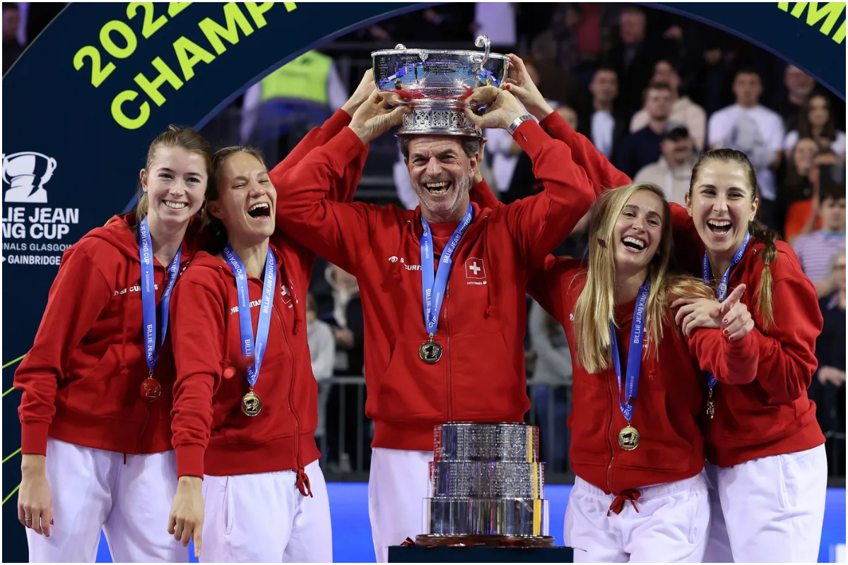 Switzerland defeats Australia to win the Billie Jean King Cup and captures the title for the first time