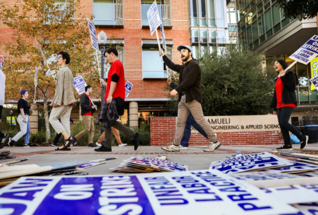 University of California academic workers go on strike throughout all campuses in state