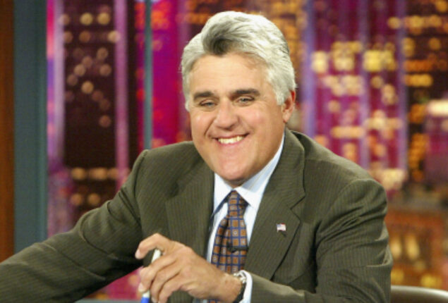 Jay Leno suffers burns on his face after car caught fire