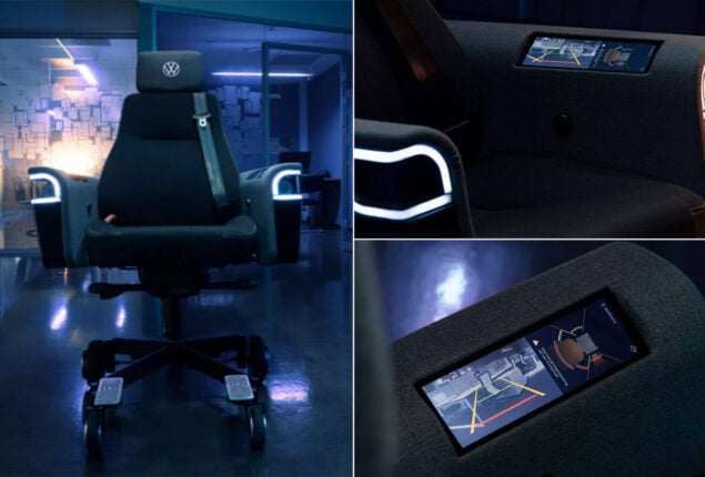 Volkswagen creates a car-like office chair: Watch