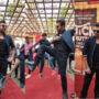 “Tich Button” cast wins hearts with power-pack entry at private university in Karachi