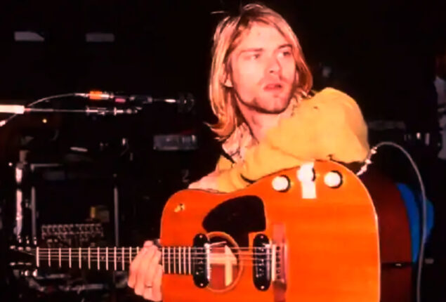 Kurt Cobain’s smashed guitar from 1989 sold for $490,000
