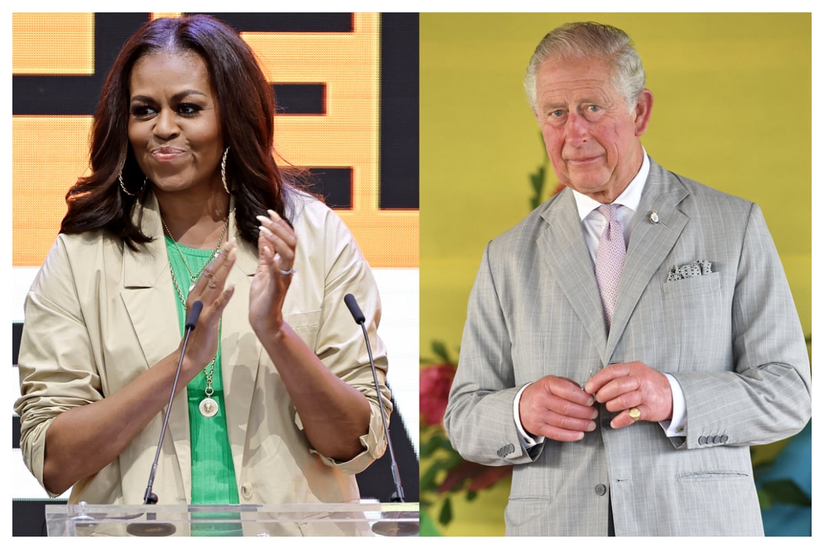 Michelle Obama says she wouldn't hug King Charles III