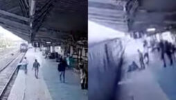 MP stationmaster saves woman from train: Watch