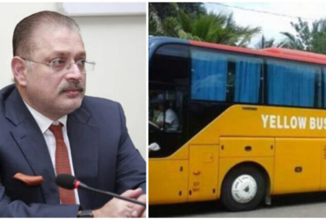 Sharjeel Memon instructs to start purchasing process of yellow line busses 