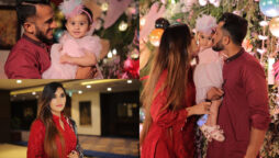 Adorable pictures of Hassan Ali with wife Samiya and daughter