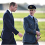 Prince William visits RAF station to learn about flying technology