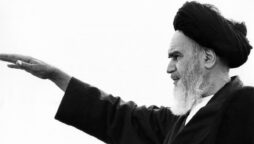 Iranian demonstrators burns Ayatollah Khomeini’s residence on fire: WATCH