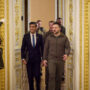 President Zelensky receives visit from Rishi Sunak in Kiev