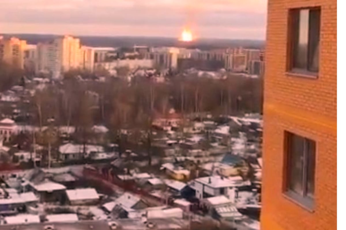 Massive fireball in Russia