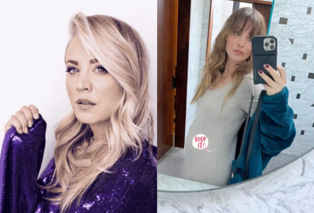 Kaley Cuoco poses with cute pregnancy selfie to showcase growing baby bump