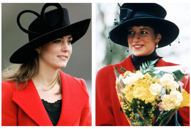 Kate Middleton makes'submissive movements' like Diana