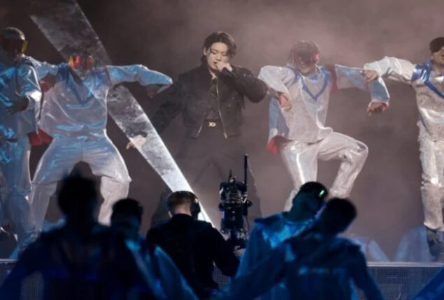 Jungkook perform ‘Dreamers’ during FIFA Worldcup Opening Ceremony