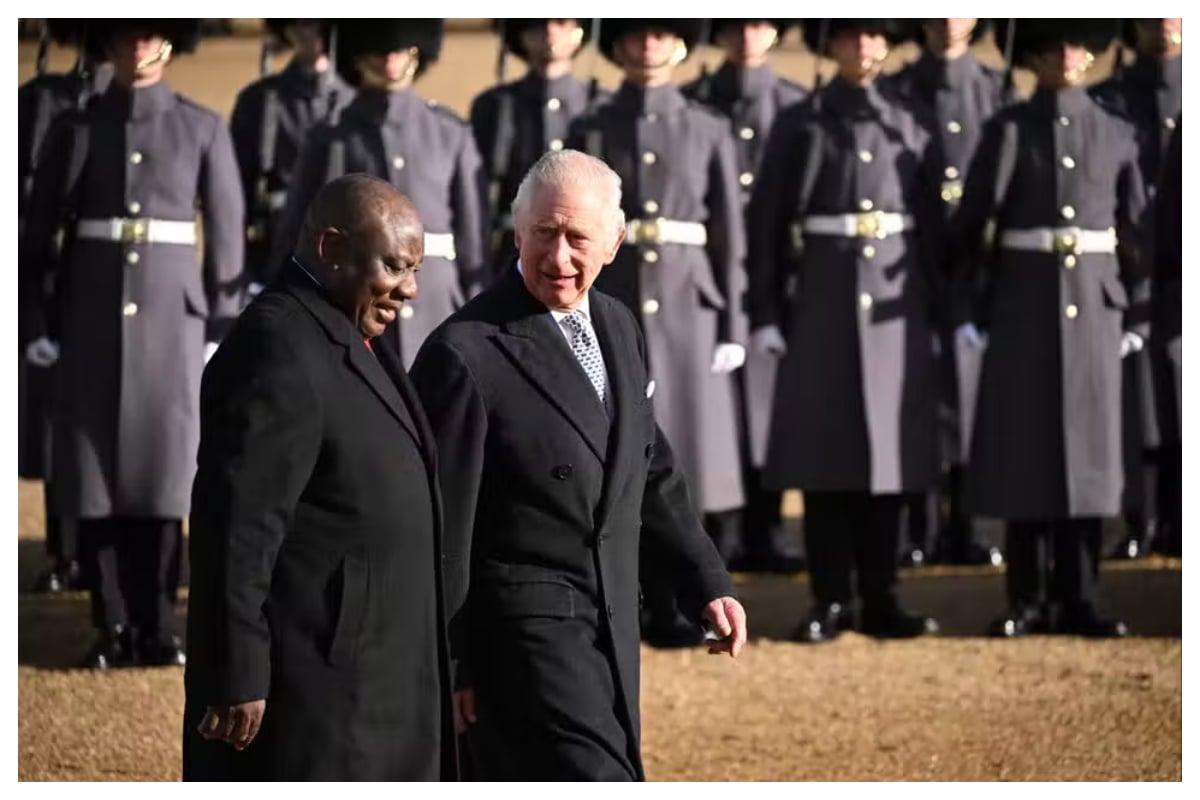 King Charles welcomes Ramaphosa on his first state visit from South Africa