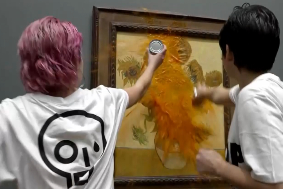 Van Gogh painting's frame