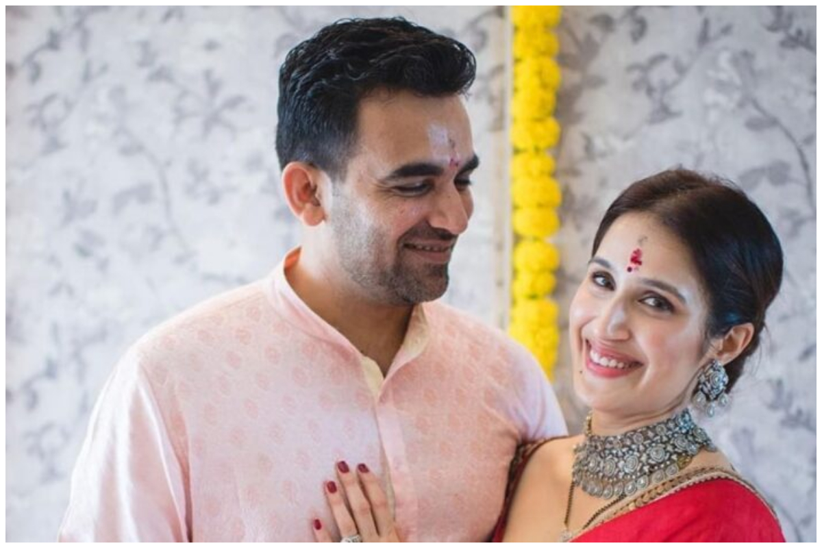 Sagarika Ghatge and Zaheer Khan