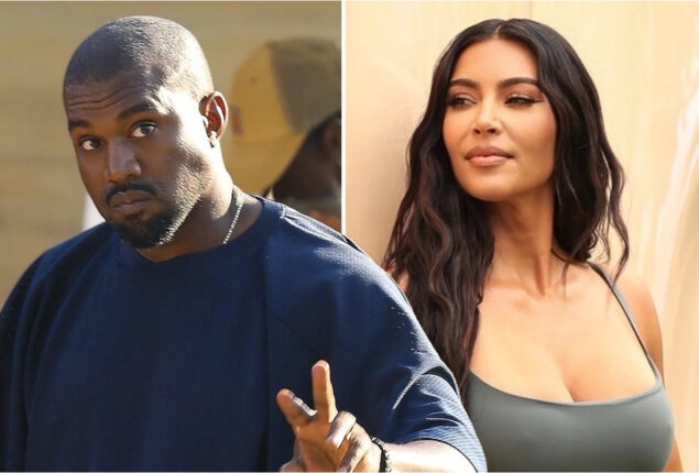 Kanye West allegedly showed staff graphic images of his ex-girlfriend Kim Kardashian