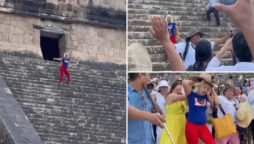 Mexican mob attack tourist dancing on Mayan pyramid: Viral Video