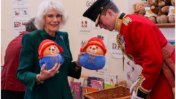 Queen Camilla Attends Paddington Bear Tea Party