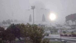 Karachi light rain cold