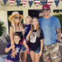 Christina Hall and her three children are celebrating thanksgiving