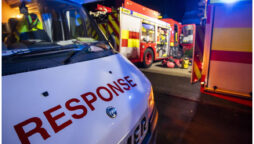 fire at Edenvale Crescent in Belfast