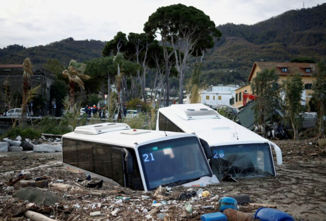 8 people kills by landslide on Italian island of Ischia