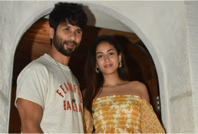 Mira Rajput wears an off-shoulder midi dress 