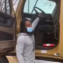 Man parks truck while control steering from outside: Viral Video