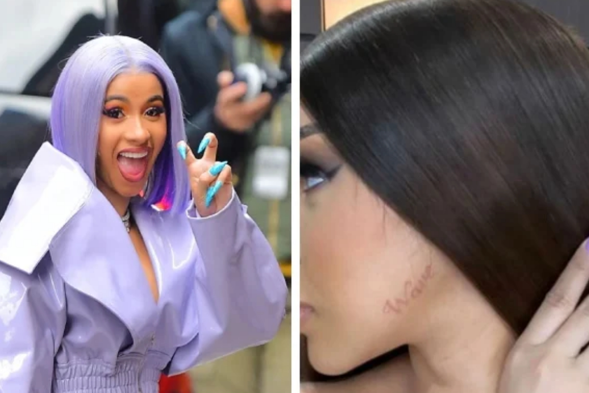 cardi b tattoo