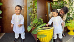 Adorable Friday pictures of Yasir Hussain with son Kabir Hussain