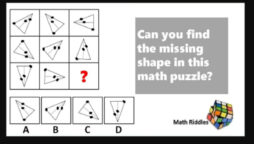 Math Riddles: Find Missing Shapes in 20 Seconds 