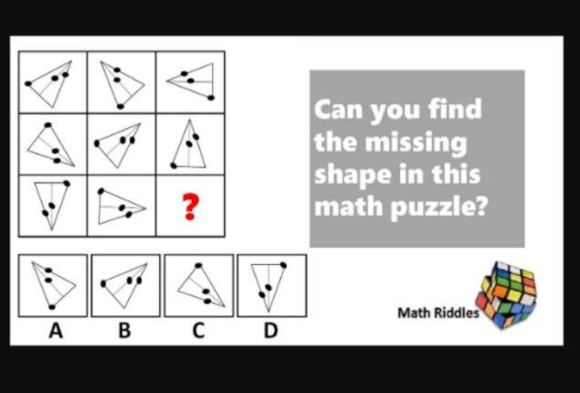 Math Riddles: Find Missing Shapes in 20 Seconds 