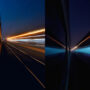 Train photos show a ‘magical play of light’