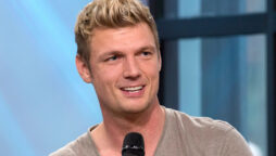 Nick Carter spends time with kids during tour break