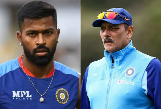 Ravi Shastri supports Pandya as India’s permanent T20I captain