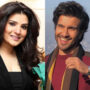 Feroze Khan and Resham have a short meeting to catch up